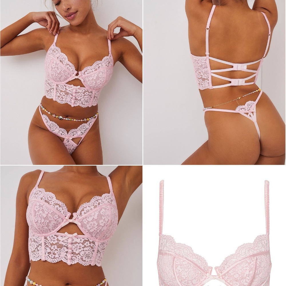 Creamsicle Lace Underwire Bra & Panty set